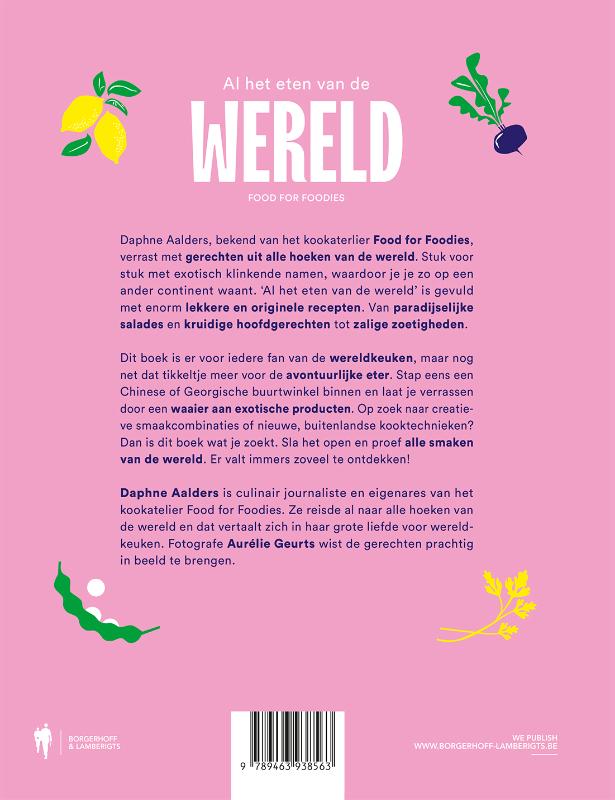 Achterkant van Al het eten van de wereld