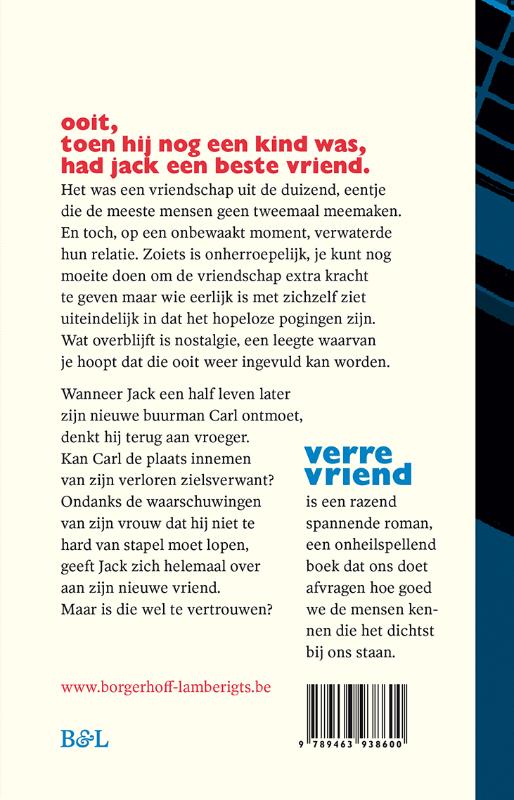 Achterkant van Verre vriend