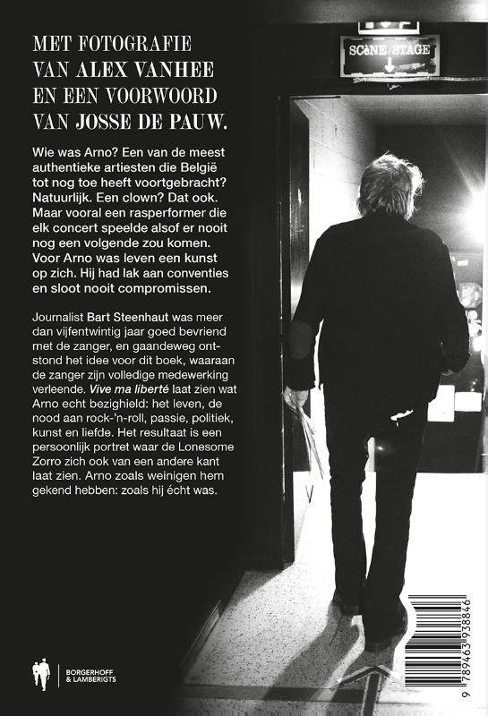 Achterkant van Vive ma Liberté