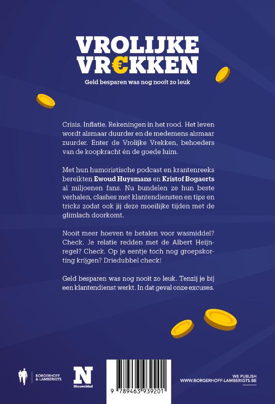 Achterkant van Vrolijke vr€kken
