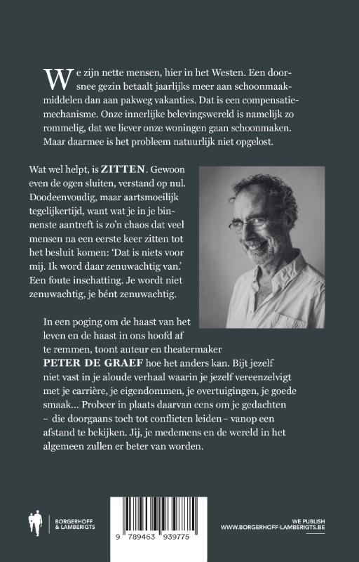 Achterkant van Zitten