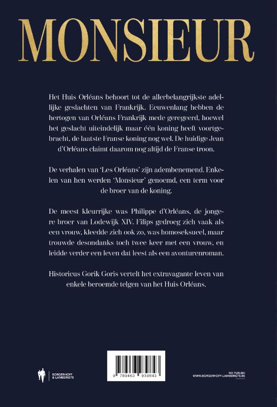 Achterkant van Monsieur