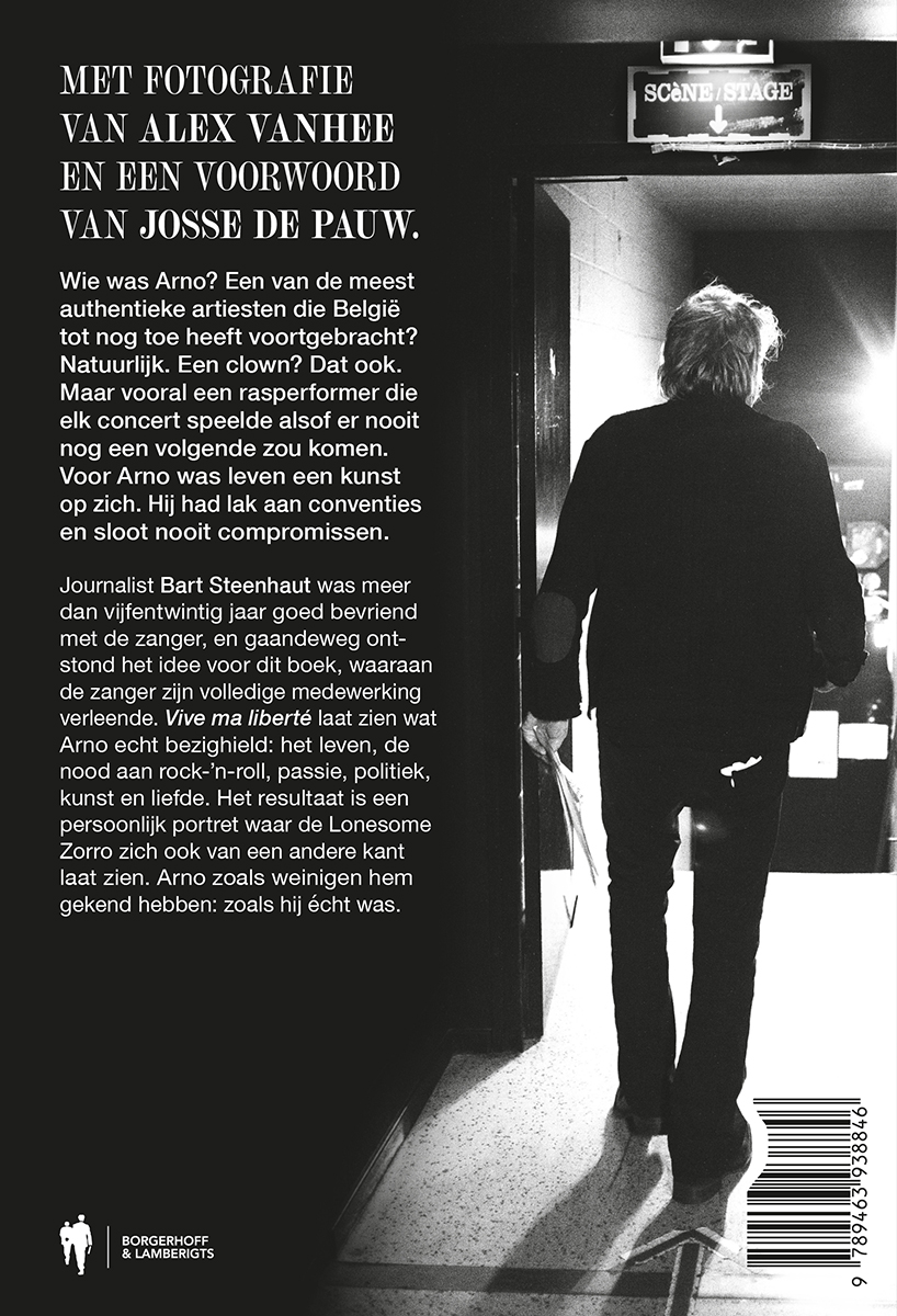 Achterkant van Vive ma Liberté
