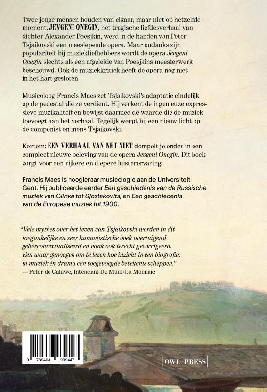 Achterkant van Een verhaal van net niet