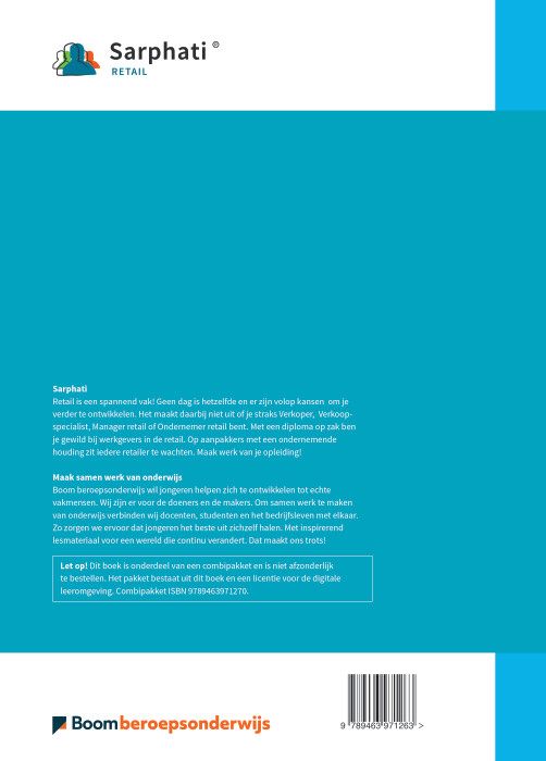 Achterkant van Management en leidinggeven editie 2021 folio