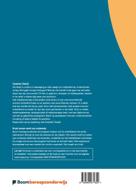Achterkant van Retailmarketing en retaillandschap | combipakket