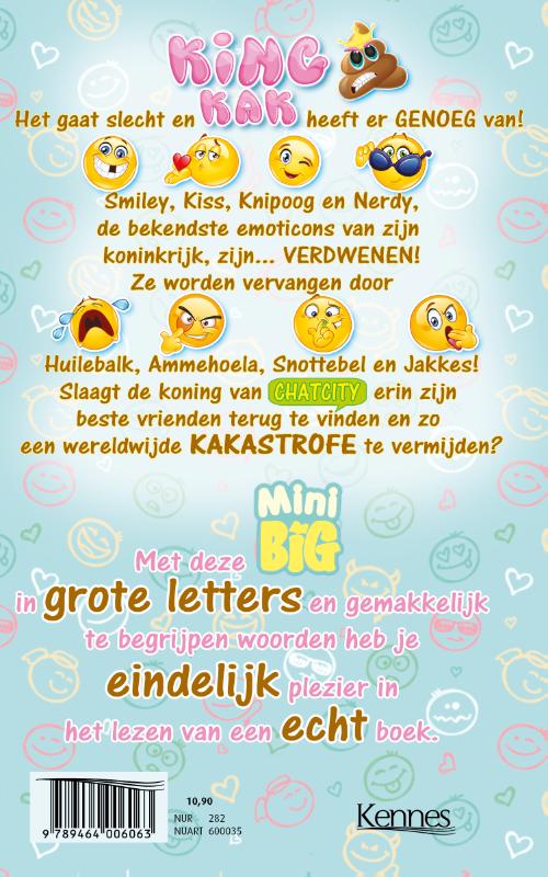 Achterkant van King Kak