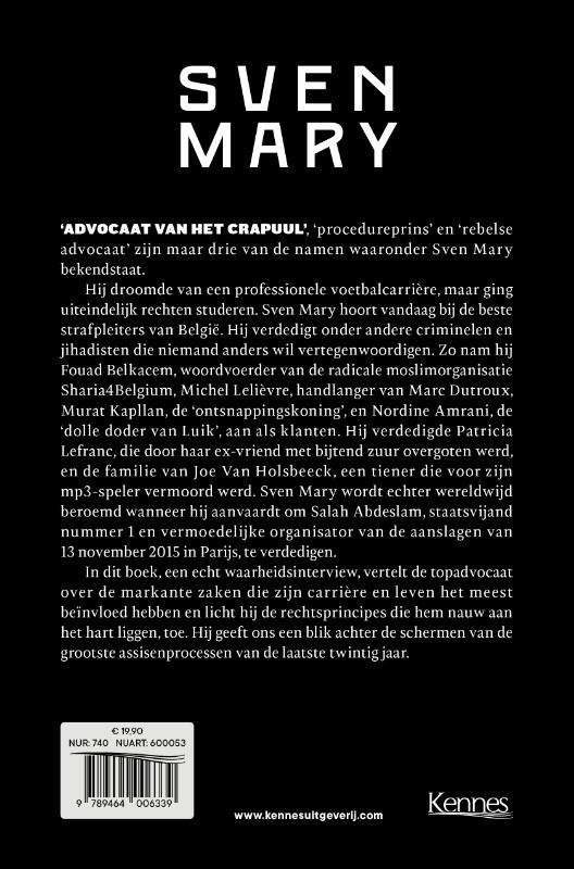Achterkant van De rebelse advocaat