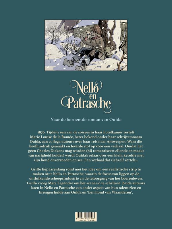 Achterkant van Nello en Patrasche