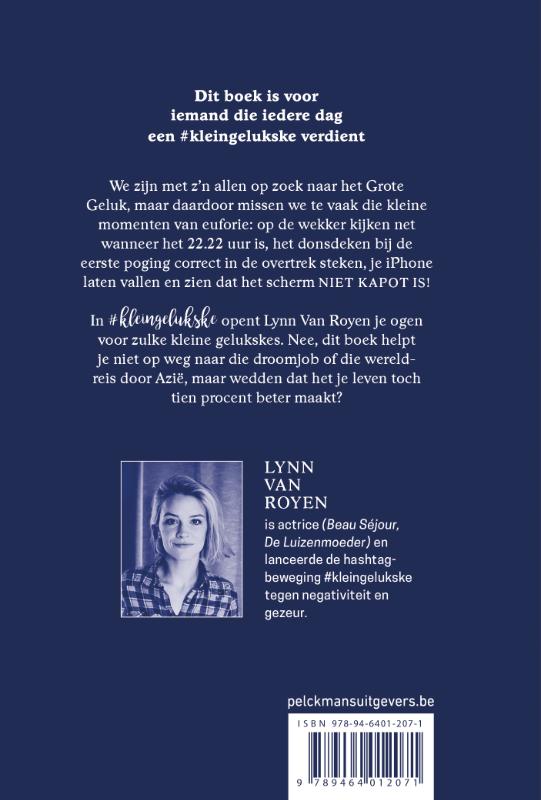 Achterkant van #kleingelukske