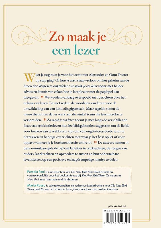 Achterkant van Zo maak je een lezer