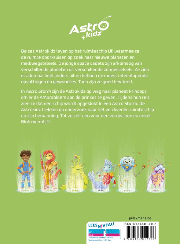 Achterkant van Astro Storm