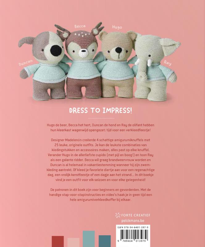 Achterkant van Amigurumi Verkleedfeestjes