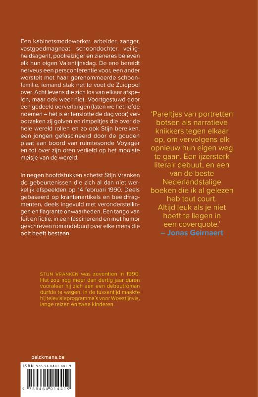 Achterkant van Een bepaalde dag in het leven van iedereen