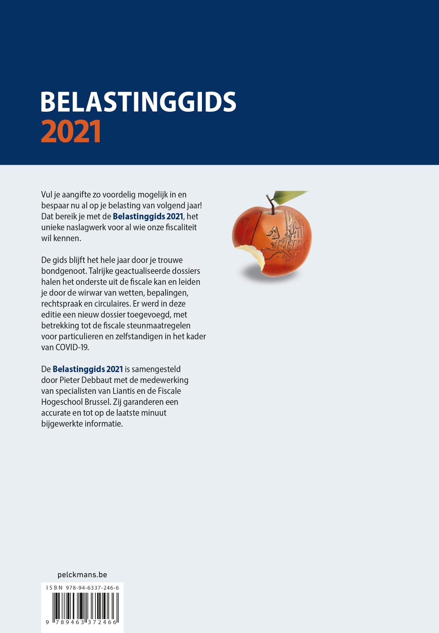 Achterkant van Belastinggids 2021