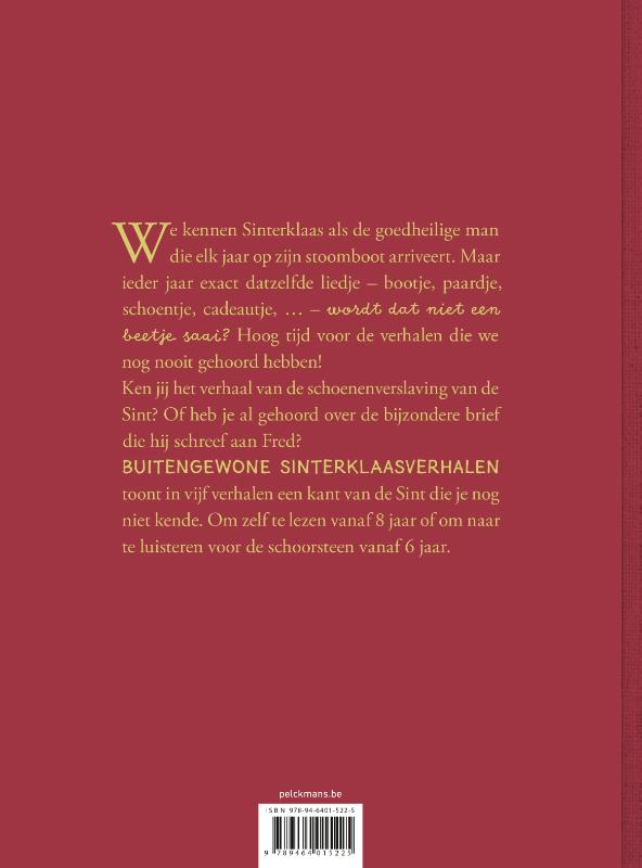 Achterkant van Buitengewone sinterklaasverhalen