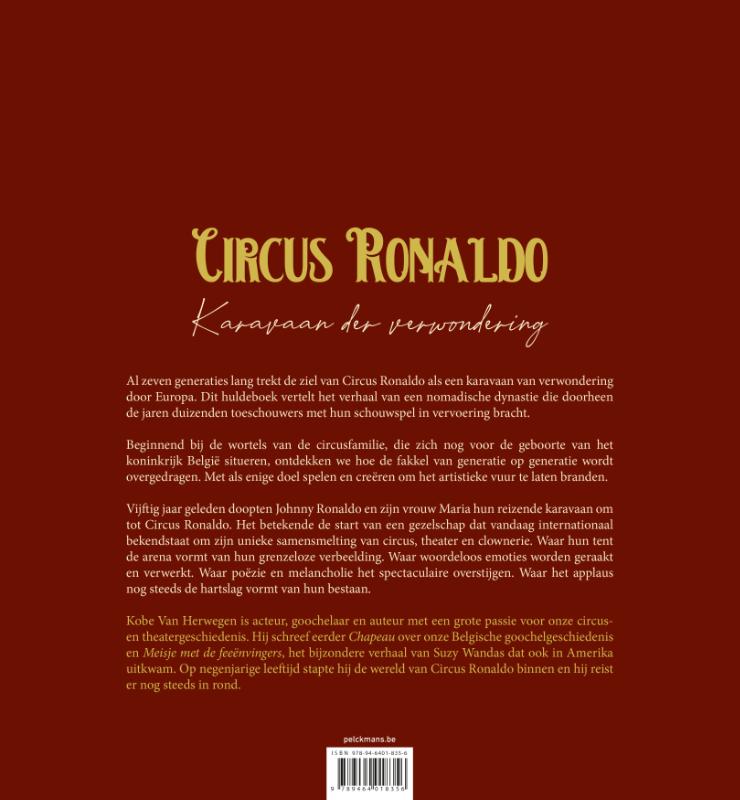 Achterkant van Circus Ronaldo