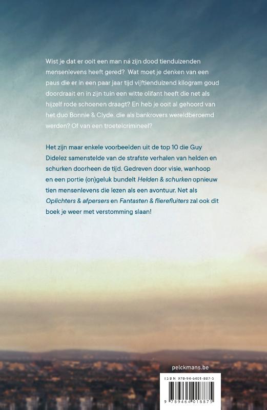 Achterkant van Helden & schurken
