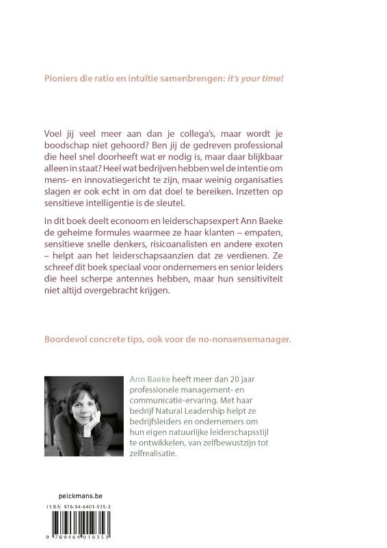 Achterkant van Sensitieve intelligentie