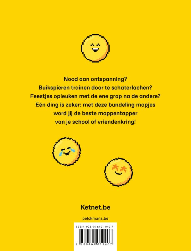 Achterkant van Ketnet - Moppenboek