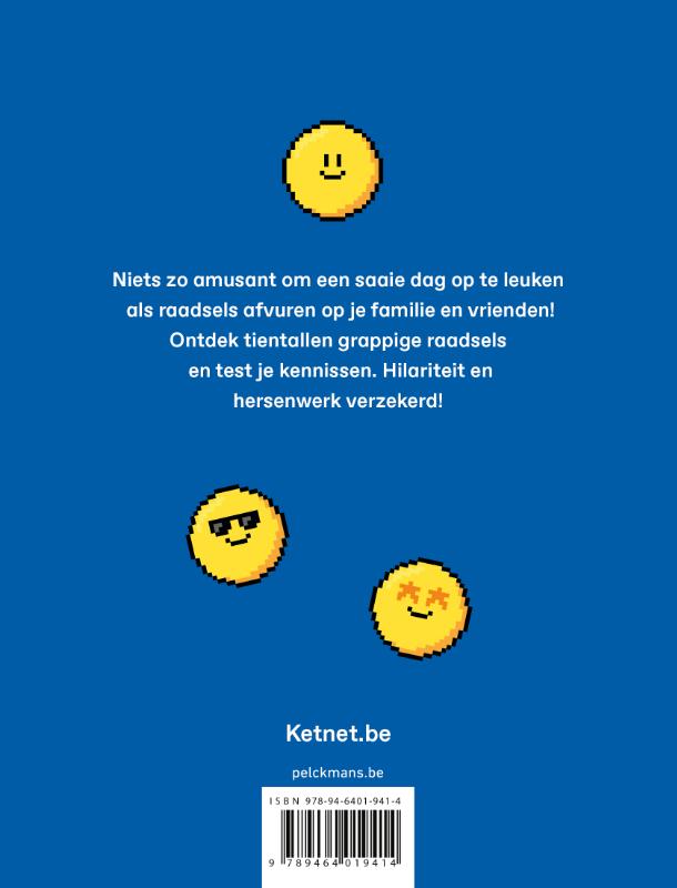 Achterkant van Ketnet - Raadselboek