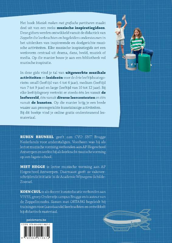 Achterkant van Zeppelin inspiratiegids - Muziek maken met grafische partituren