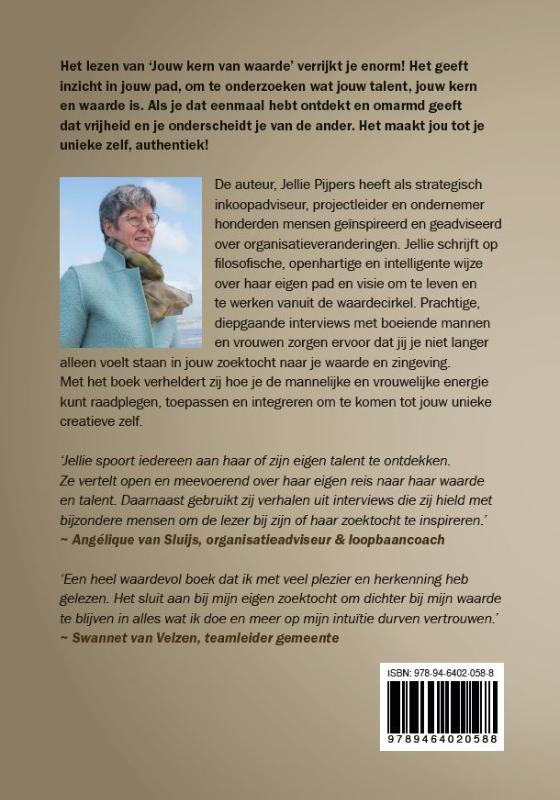 Achterkant van Jouw kern van waarde