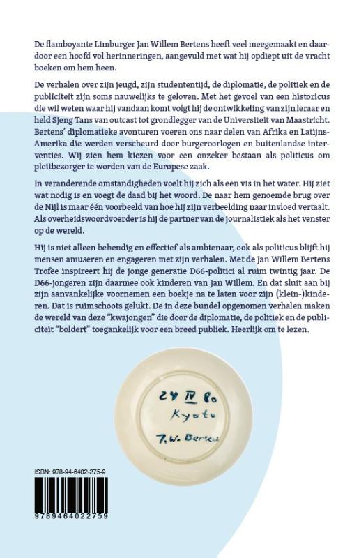 Achterkant van JAN WILLEM BERTENS.