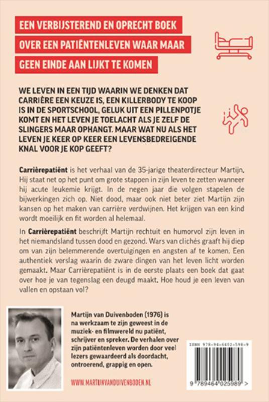 Achterkant van Carrièrepatiënt