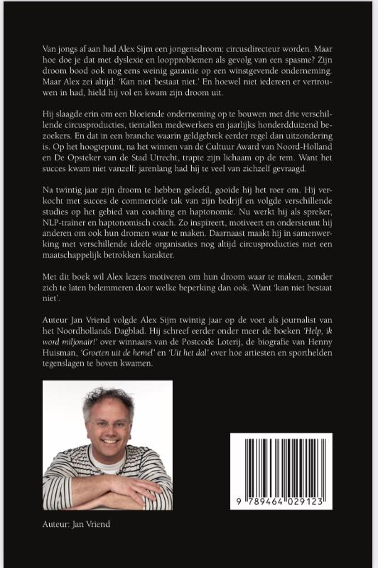 Achterkant van Alex Sijm