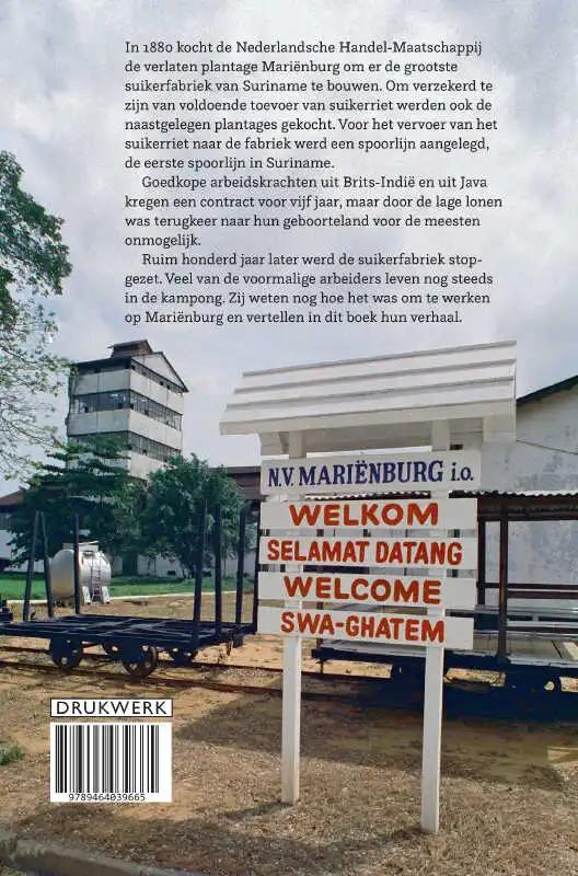 Achterkant van Leven en werken op plantage Mariënburg