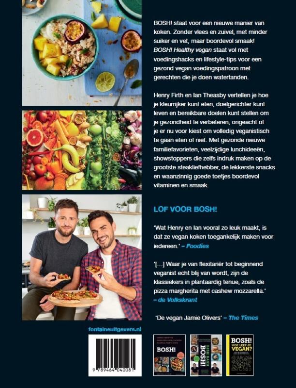 Achterkant van BOSH! - Healthy Vegan