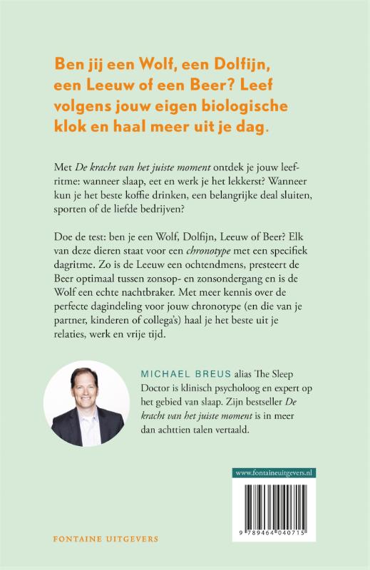 Achterkant van De kracht van het juiste moment