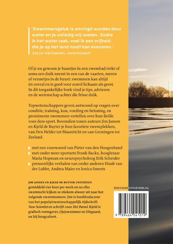 Achterkant van Zwemmersgeluk