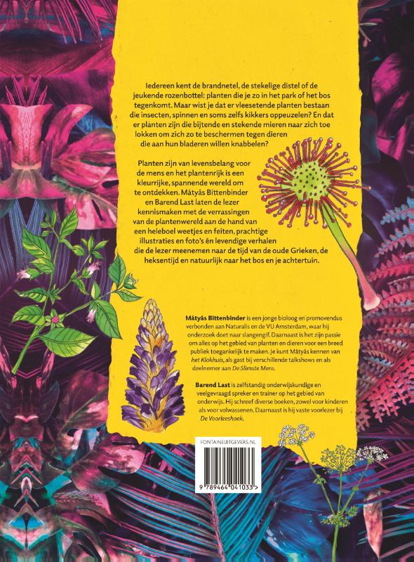 Achterkant van Gevaar in het plantenrijk