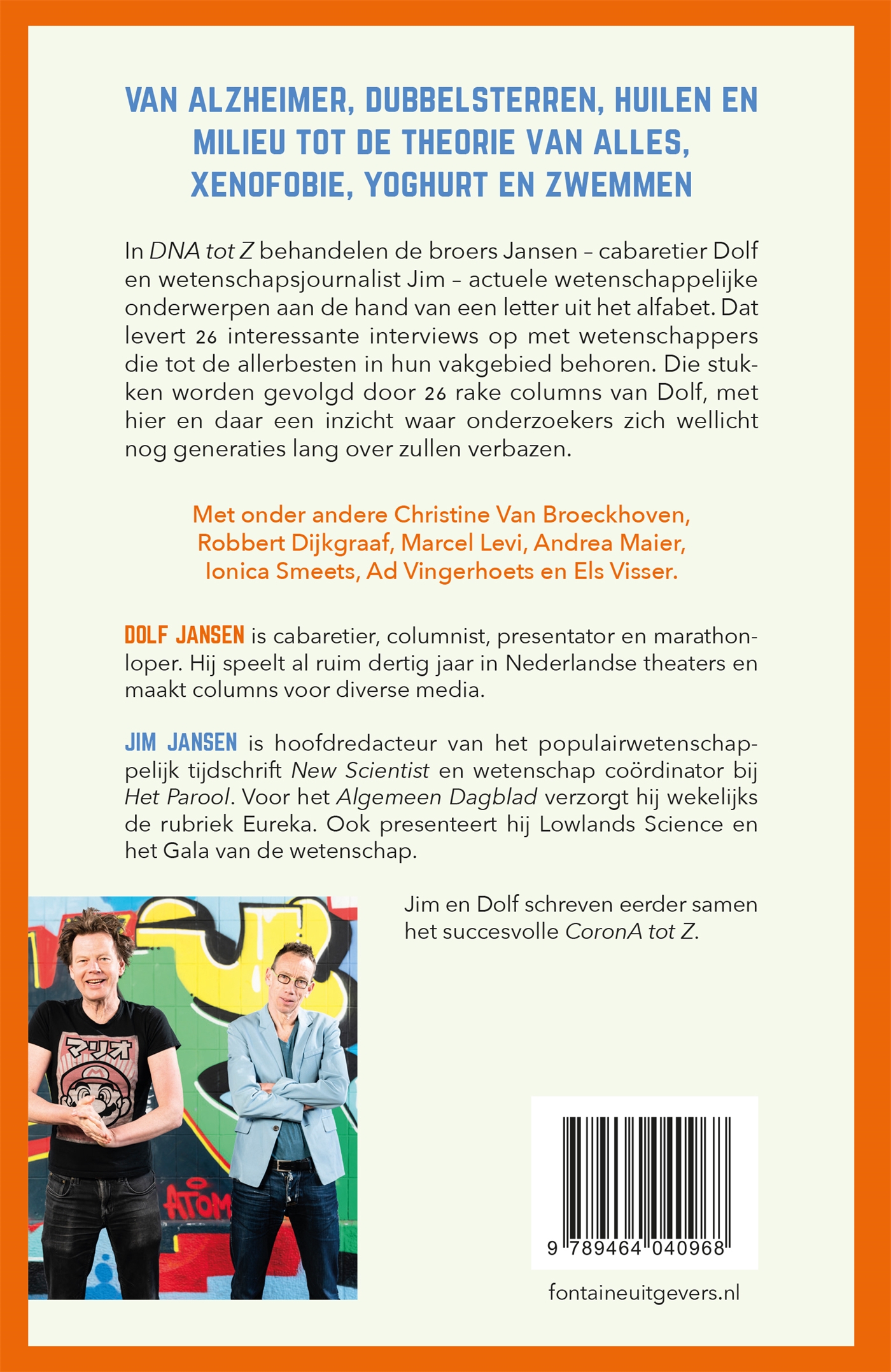 Achterkant van DNA tot Z