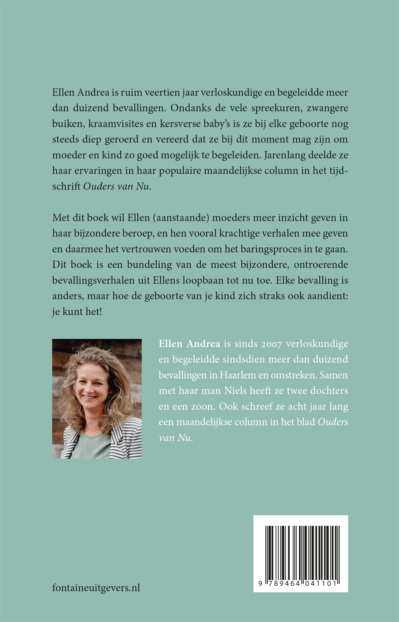 Achterkant van Daar ben je dan