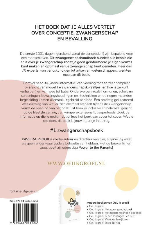 Achterkant van Hét zwangerschapshandboek