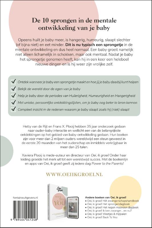 Achterkant van Oei ik groei!