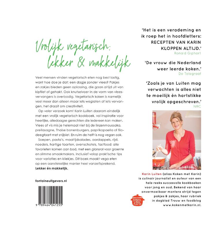 Achterkant van Vega zónder pakjes & zakjes