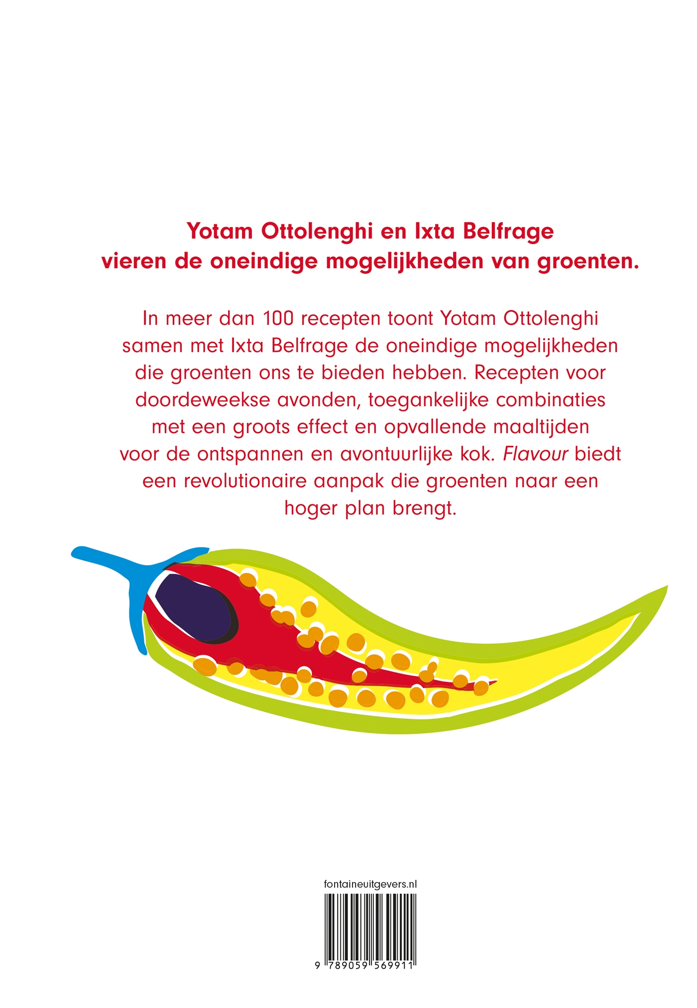 Achterkant van Flavour