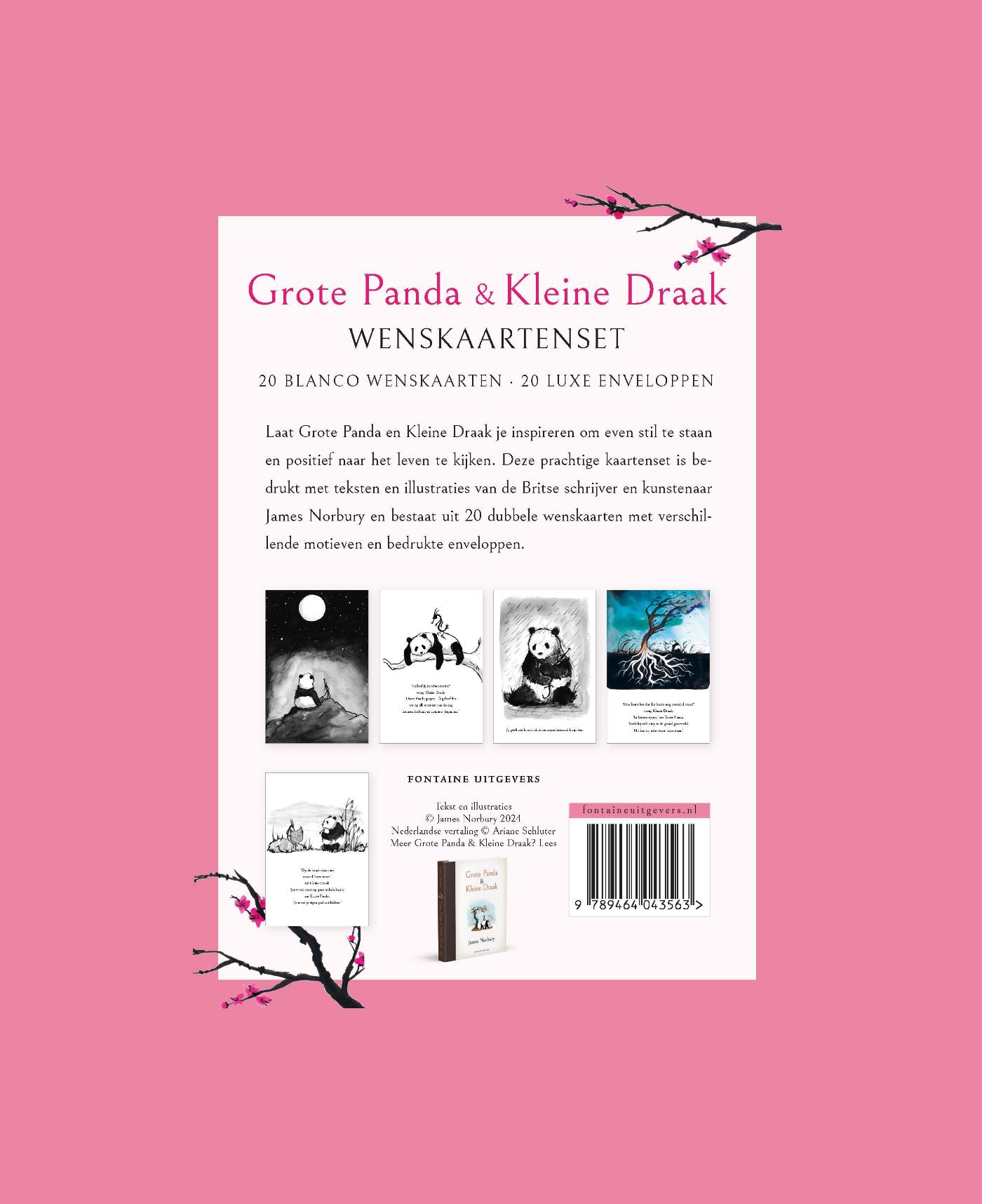 Achterkant van Grote Panda & Kleine Draak