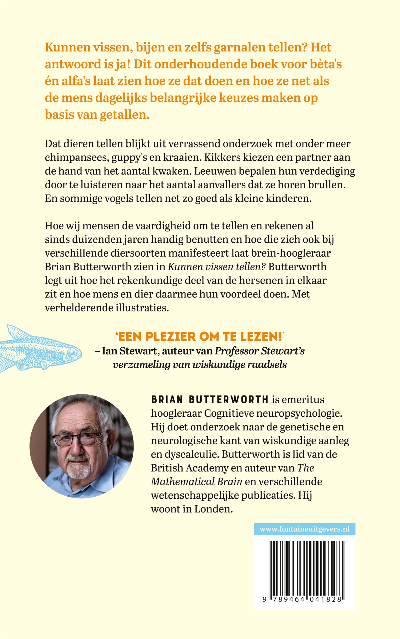 Achterkant van Kunnen vissen tellen?