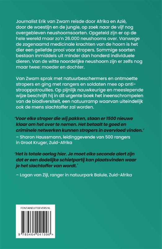 Achterkant van De laatste neushoorn