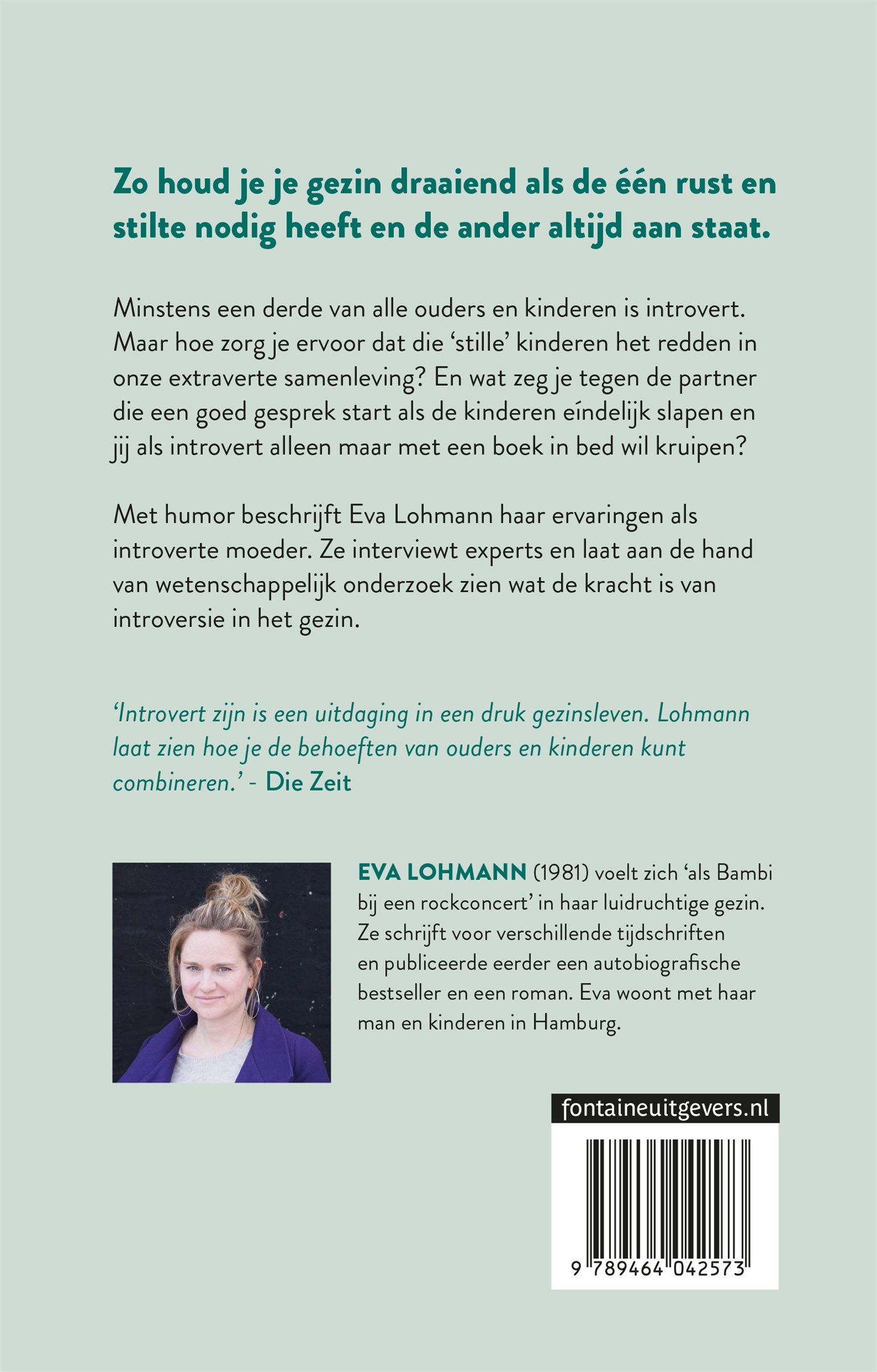 Achterkant van Even bijkomen (van mijn gezin)