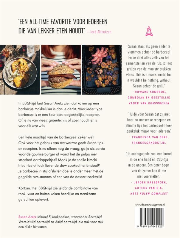 Achterkant van BBQ-Tijd