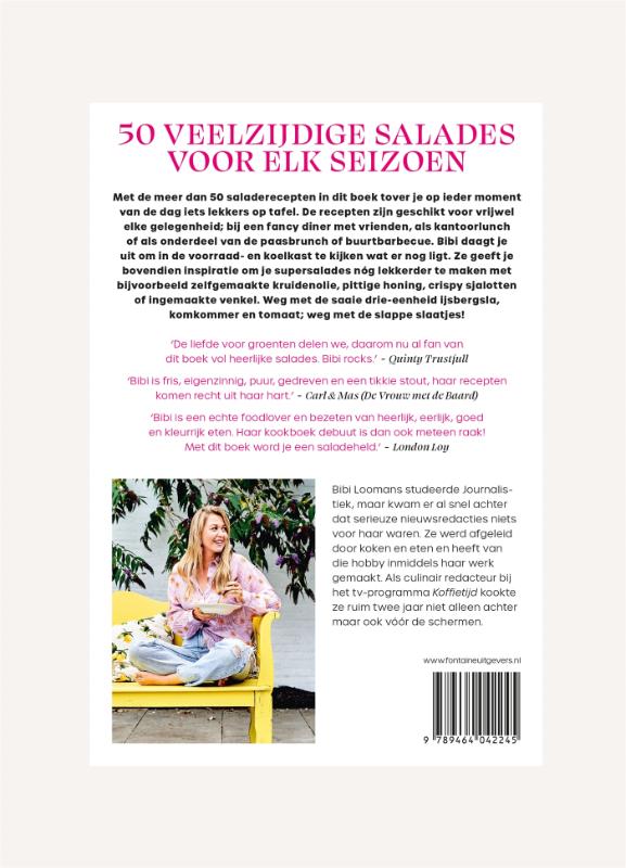 Achterkant van Zin in salade