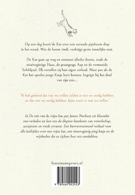 Achterkant van De reis van de wijze kat