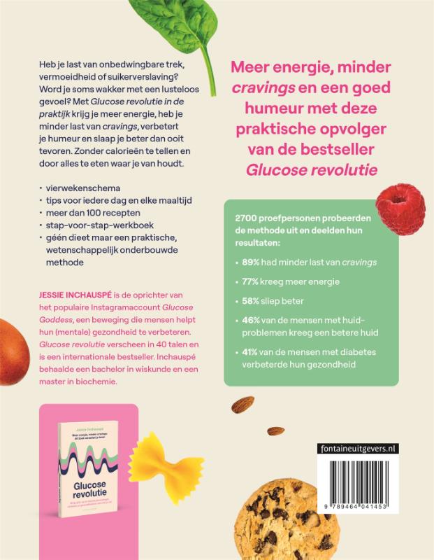 Achterkant van Glucose revolutie in de praktijk