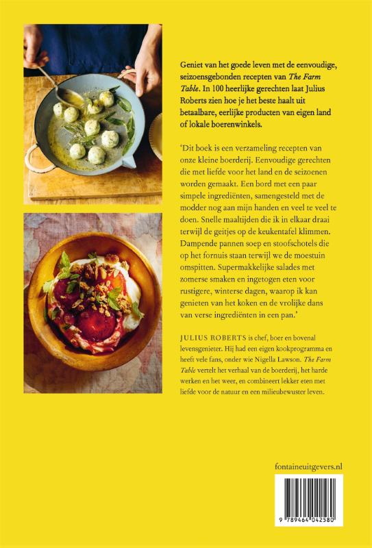 Achterkant van The Farm Table